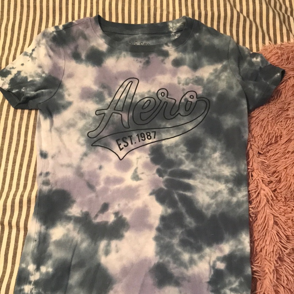 Aeropostale Tie Dye Graphic Tee